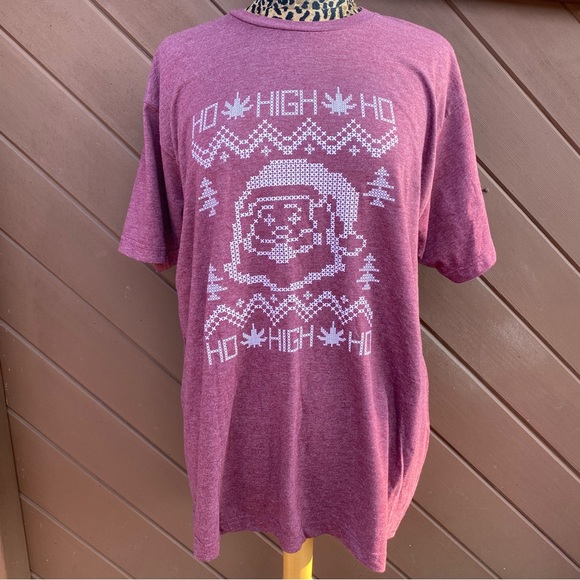 Tultex Santa Clause Ho High Ho Tee - Picture 1 of 10